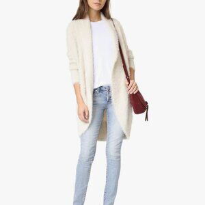 Revolve x BB Dacota Edwin Fuzzy cardigan ivory XS / S